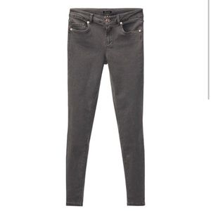 Massimo Dutti Gray Skinny Jeans